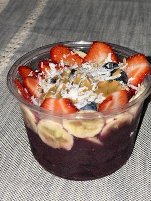 This is the Savage acai bowl without the plant protein for my kids.