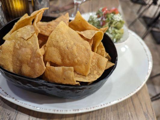 Chips and guacamole