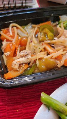 When has green onions gone in Egg Drop Soup? 3 different meals & soup.We are completely disappointed!