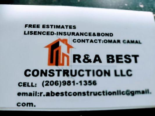 R&A Best Construction