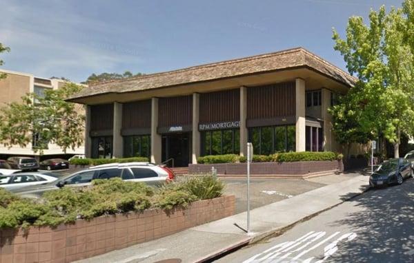 Office parking and entrance off of Nye Street.