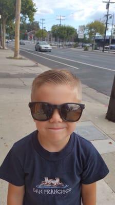 Nice hair cut done by Gloria.....