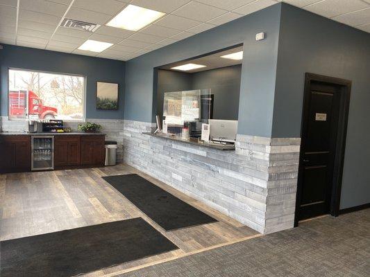 Service desk/lobby area