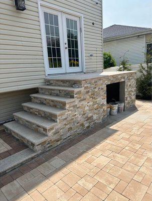 veneer stones steps