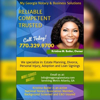 My Georgia Notary and Apostille