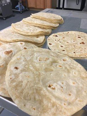 Delicious fresh tortillas without food conservatives to keep it's authentic flavor!