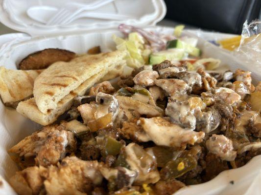 beef & Chicken Shawarma Platter