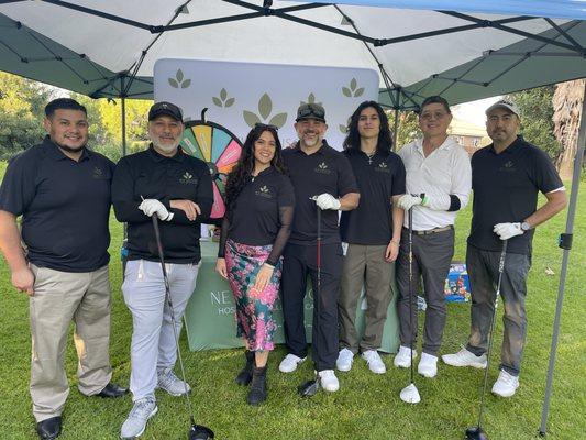 New Madison Hospice team and friends at Pico Rivera Chamber of Commerce Golf Tournament 2024