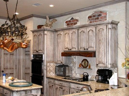 Glazing Cabinets in Colleyville Tx