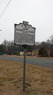 Camp Russell A. Alger Historical Marker
