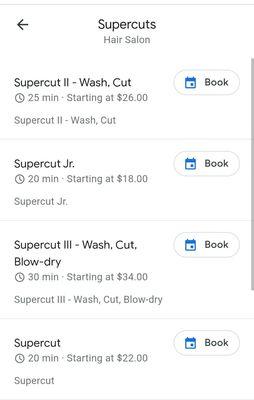 SUPERCUTS