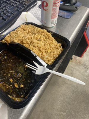 What was left after ten minutes