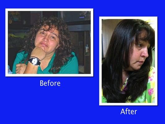 My before and After.... Loving it!!! Thanks Katie!!!!