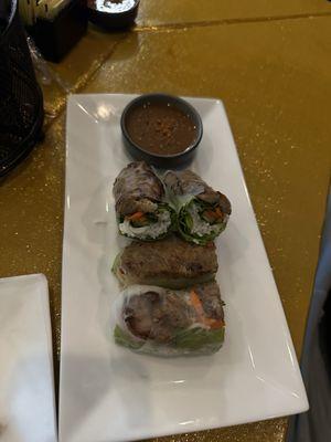 pork spring rolls