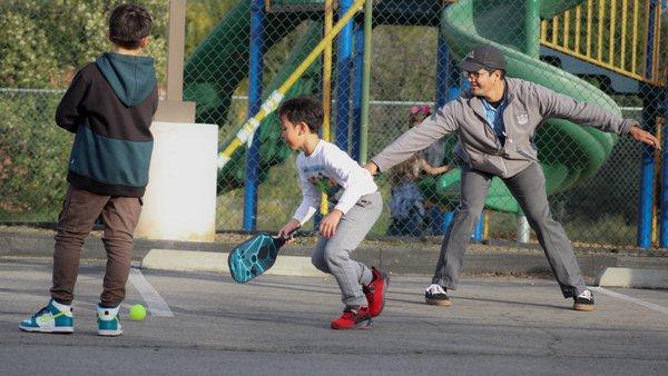 Recess and coordinated team games teach teamwork and sportsmanship.