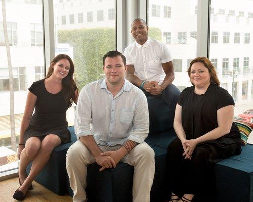 The whole CGC team together - Brittany, Brandon, Chris, & Jen.