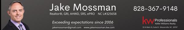 Jake Mossman - Keller Williams Professionals Realty