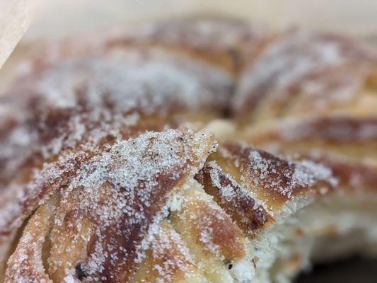 Swedish vanilla cardamon bun