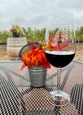 Rain or shine, we drink wine :)