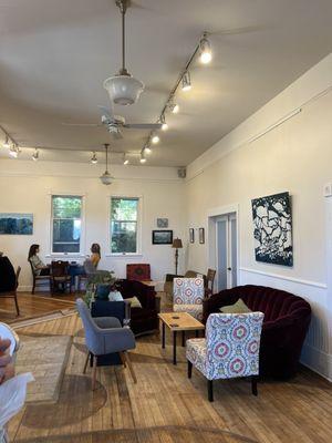Inside seating