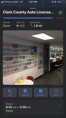 Says its open but its not. Wasted time and money because of lazy employees at this location.