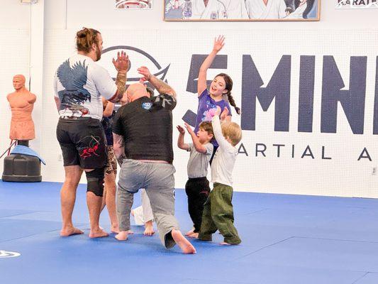 Kids No-Gi class on Wednesday evenings