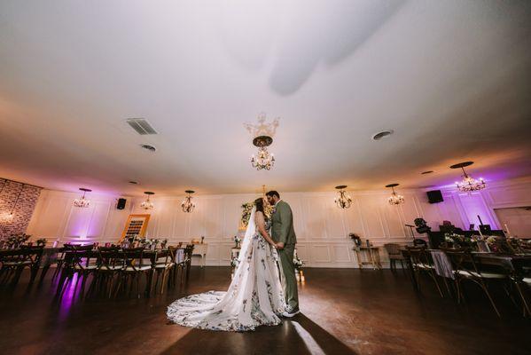 Donut Wall in the reception space.