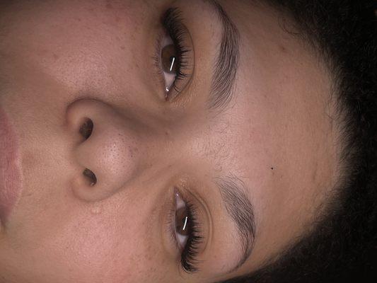 Wet and wispy lash set