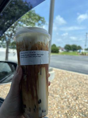Crème Brûlée bubble tea