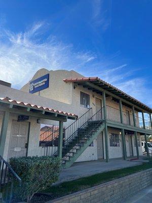 Beautiful day in Barstow at the Coldwell Banker Home Source office, just look at that sky!