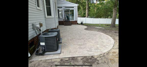 Paver patio