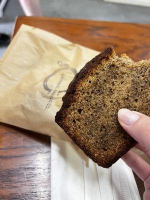 Hard banana bread