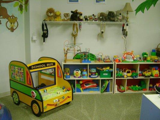 We offer many toys for varied ages at our drop-in daycare!
 
 www.kidstowncenters.com
