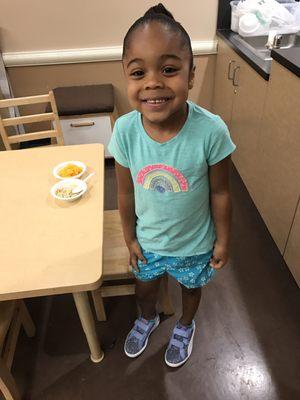 Always had a big smile when I picked her up!