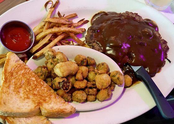Stuffed Hamburger Steak