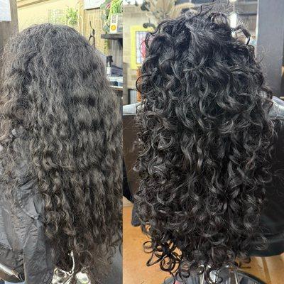 Long layered REZO haircut