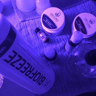 CBD infused products & Bio-Freeze