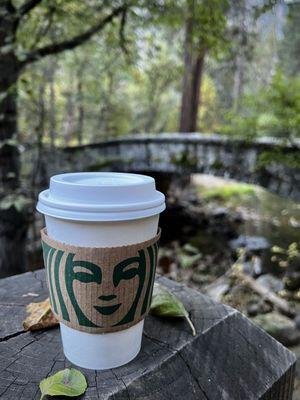 Starbucks on property. Hallelujah for some decent coffee in the park.