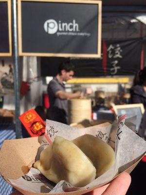 Steamed dumpling sampler of 2!