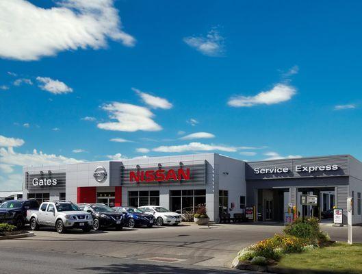 Gates Nissan dealership building.