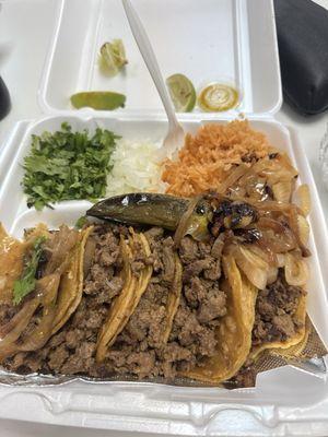 Mini Tacos Plate