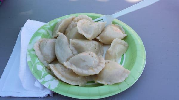 Delicious pierogies from the Pierogie Factory