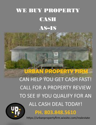 we buy property cash sumter sc real estate investments
