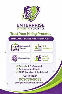 Enterprise Screening & Logistics