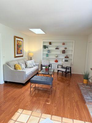 Family room by the kitchen
