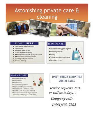Astonishing Private Care And Cleaning