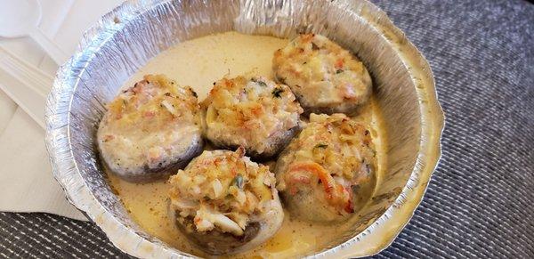 Stuffed Mushrooms with crabmeat