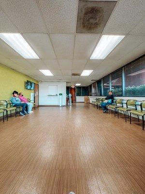 The waiting lobby... thankfully, I was able to help people or there would've been a long line.