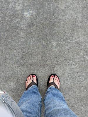 Deluxe pedicure, $35