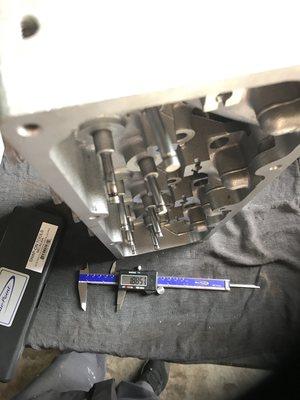 Valves at their right height. "Precision is key"